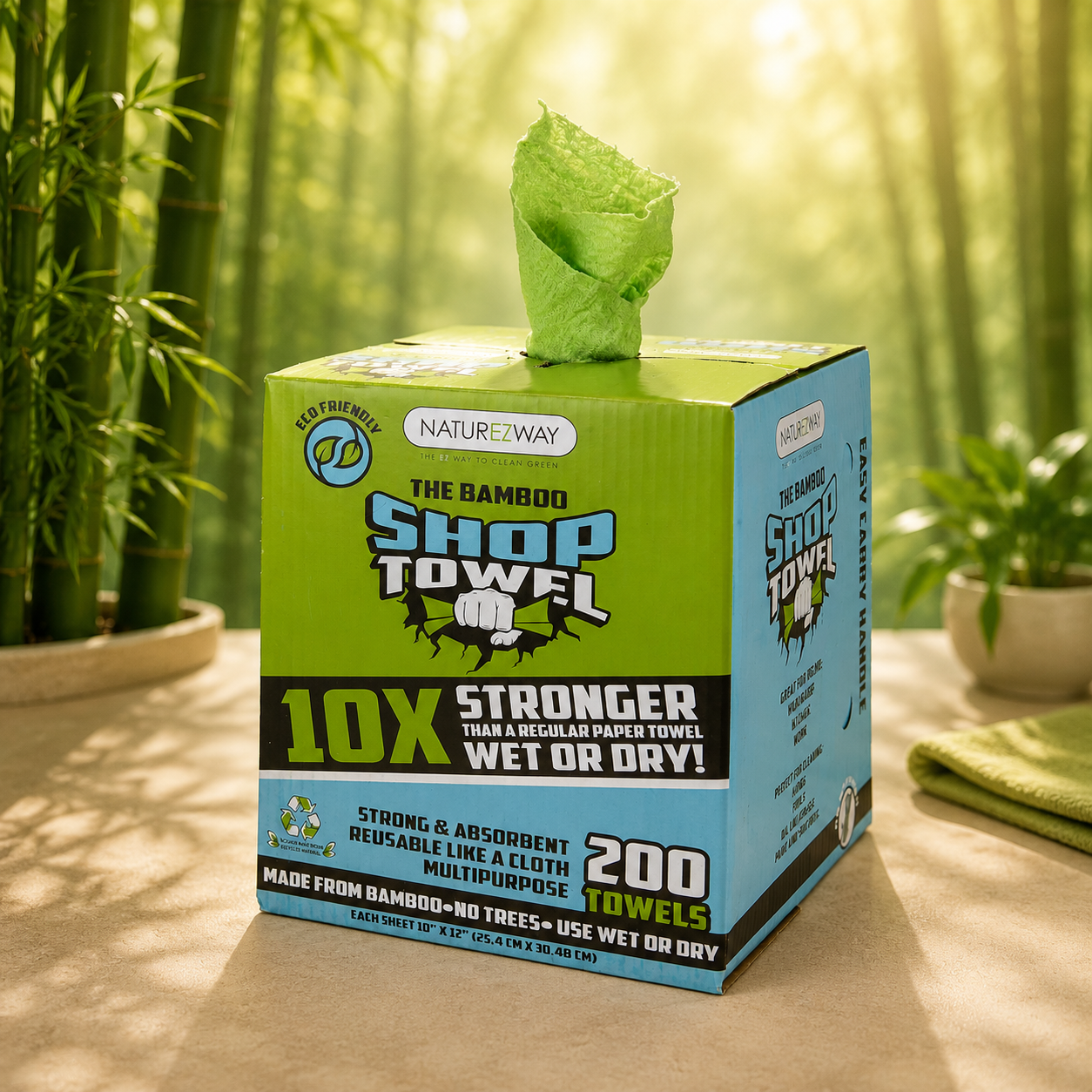 Eco-Friendly 1 Box Shop Towels Ultra Absorbent – Sustainable & Reusable