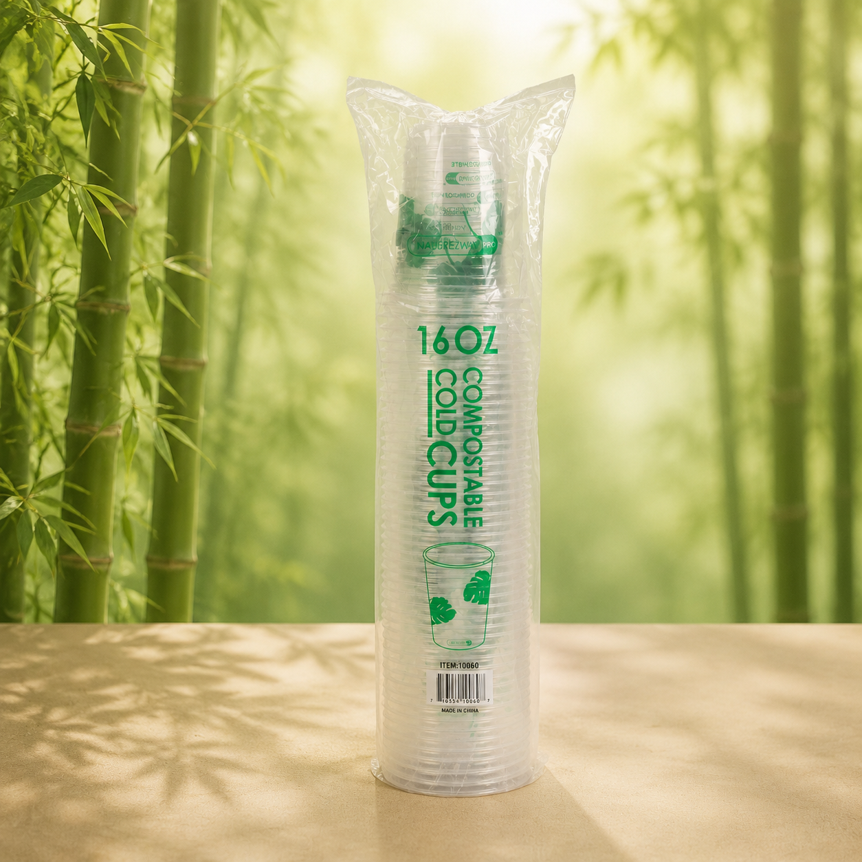 Eco-Friendly 16 oz. Compostable Disposable Cold Cups – Compostable & Sustainable