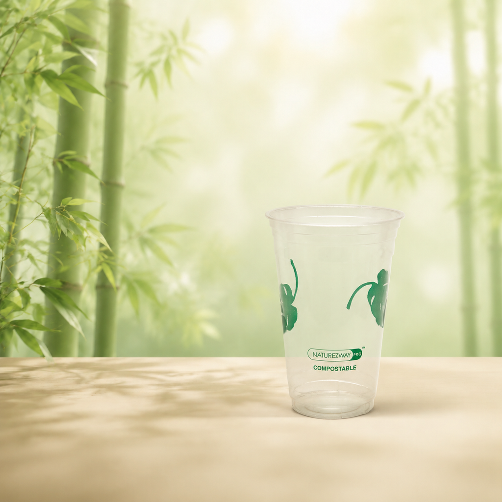 Eco-Friendly 24 oz. Compostable Disposable Cold Cups – Compostable & Sustainable