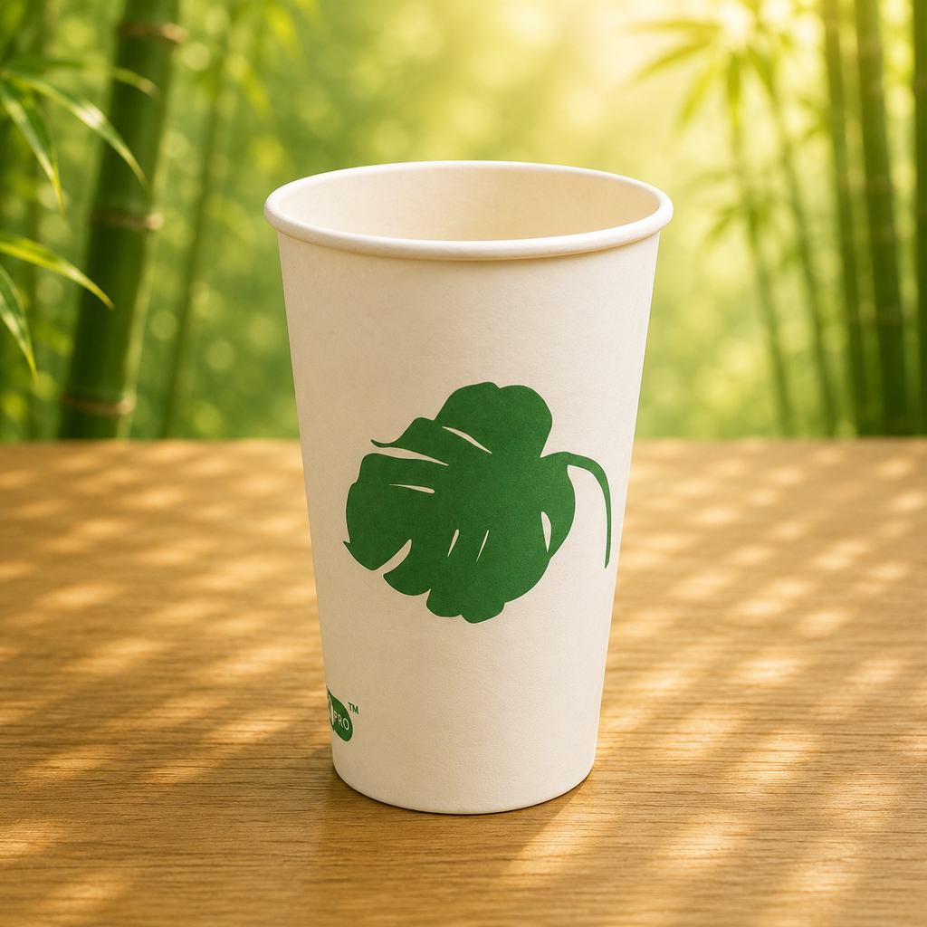 Eco-Friendly 50 PACK 16 oz. Hot & Cold Cups – Compostable & Sustainable