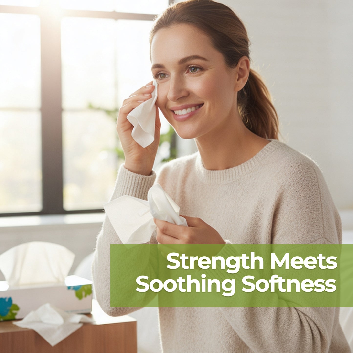 2-Ply Bamboo Facial Tissues – Soft & Sustainable for Sensitive Skin
