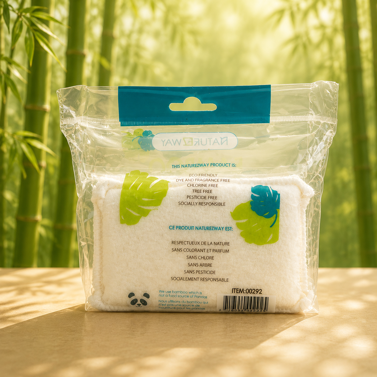 Reusable Bamboo Cleaning Sponges – Eco-Conscious Household Use