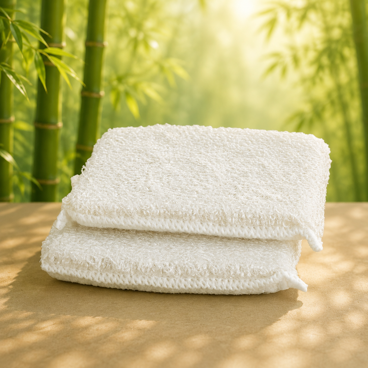 Reusable Bamboo Cleaning Sponges – Eco-Conscious Household Use