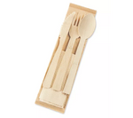 (100 PACK) Utensil Sets (Forks/Knives/Spoons & Napkin)
