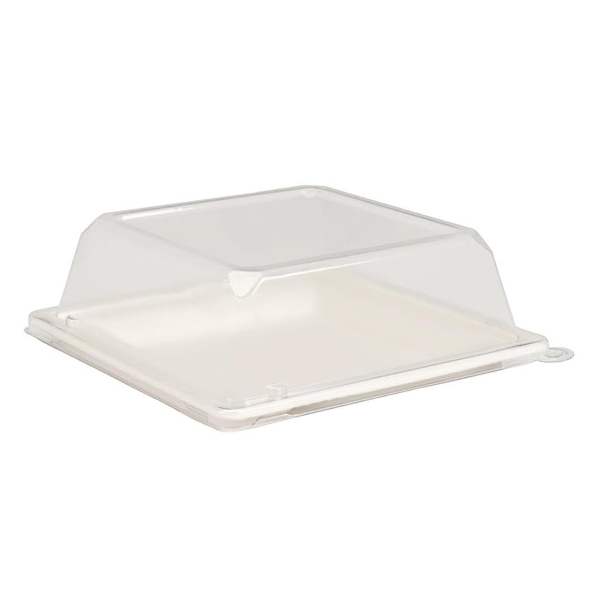 NatureZway 6" Bamboo & Sugarcane Square Plates - Freezer, Microwave Safe and Heat Resistant (125 Pack)