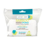 (2 PACK) Reusable Bamboo Cleaning Sponges - Dishwasher Safe