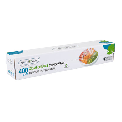 Eco-Friendly 1 Roll Food Cling Wrap Compostable – Compostable & Sustainable