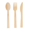 Bamboo Cutlery Set – Compostable Spoons, Forks & Knives for Events