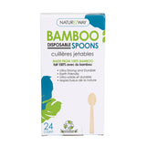 (24 PACK) Bamboo Disposable Spoon
