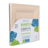 Eco-Friendly 20 PACK 10" Inch Bamboo Square Plates – Compostable & Sustainable