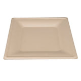 (20 PACK) 10" Inch Bamboo Square Plates
