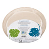Eco-Friendly 20 PACK 12" Inch Bamboo Oval Platters – Compostable & Sustainable