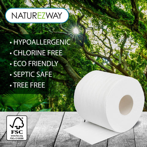 Bamboo Toilet Paper Wholesale - Bulk Natural Tree-Free Toilet Paper