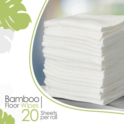 Eco-Friendly 1 Box 20 Wipes Dry Floor Wipes – Compostable & Sustainable