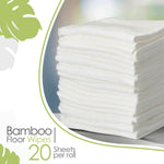 Bamboo Dry Floor Wipes    (1 Box - 20 Wipes)