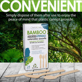 (24 PACK) Bamboo Disposable Spoon